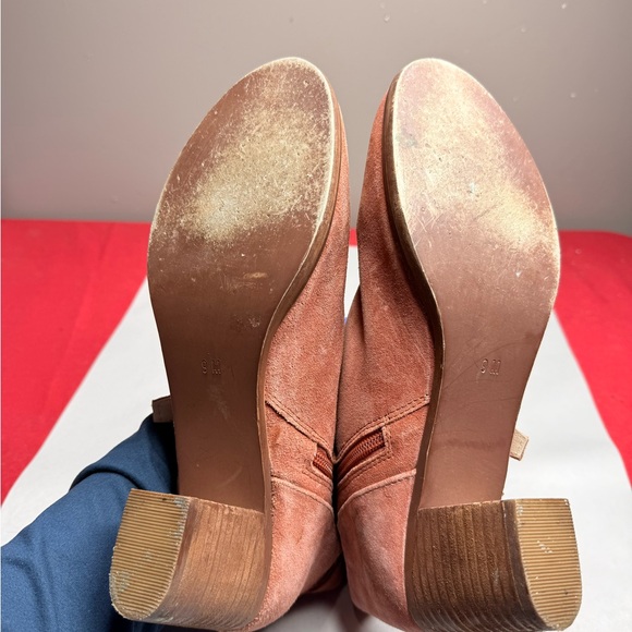 Matisse Suede Heeled Boots in Tan - Picture 5 of 5